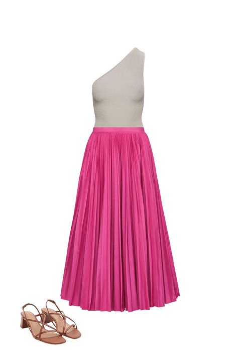 15 Pink Pleated Skirt Outfits — The Sustainable Closet