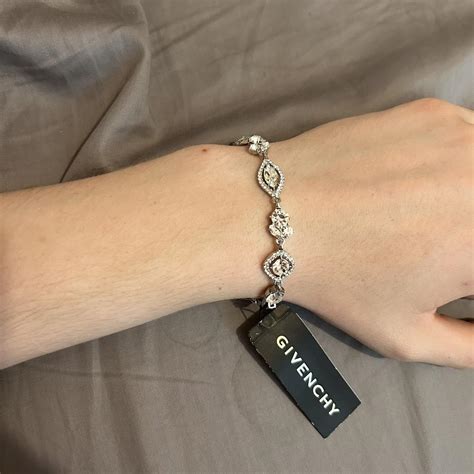 Rare Givenchy flex bracelet Set in silver... - Depop