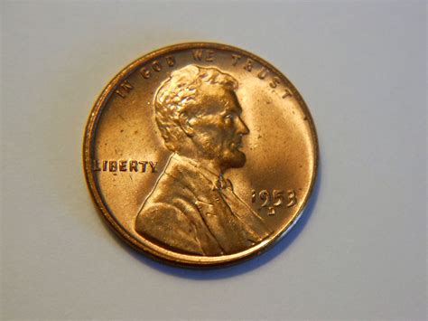 1953-D Lincoln Wheat Cent - For Sale, Buy Now Online - Item #535742