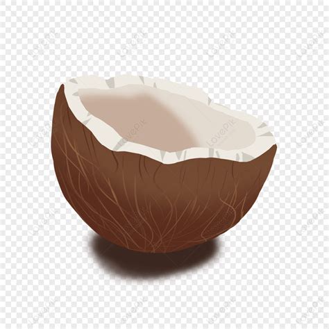 Cut A Coconut Clip Art Cutting Brown Fruits Coconut Fruit, Clipart, Art ...