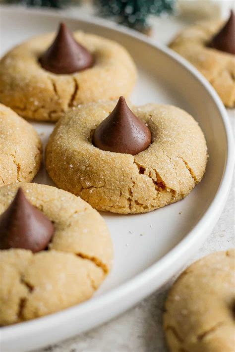 Gluten Free Peanut Butter Blossoms - The Wooden Skillet