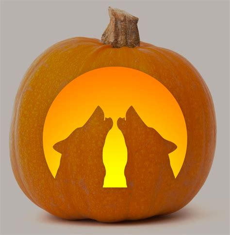 Wolf Pumpkin Carving