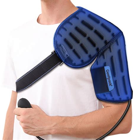Amazon.com: Comfpack Shoulder Ice Pack with Compression for Rotator ...