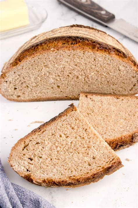 German Rye Sourdough Bread - The Gingered Whisk