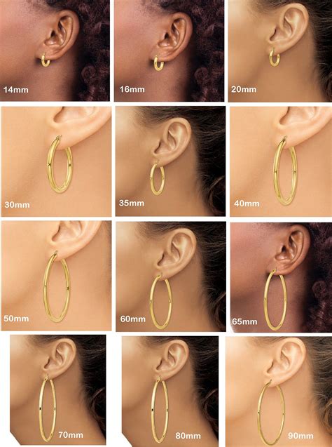 Size Of Large Hoop Earrings at Hayley Savige blog