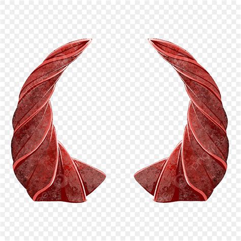 Horned Demon Clipart Vector, Evil Red Spiral Demon Devil Horns, Devil ...
