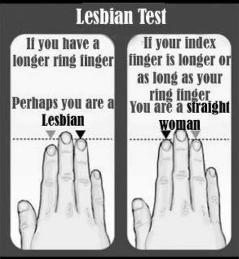 Ladies, conducting a poll, how true is this? As for me, I do have "lesbian" fingers! : r ...