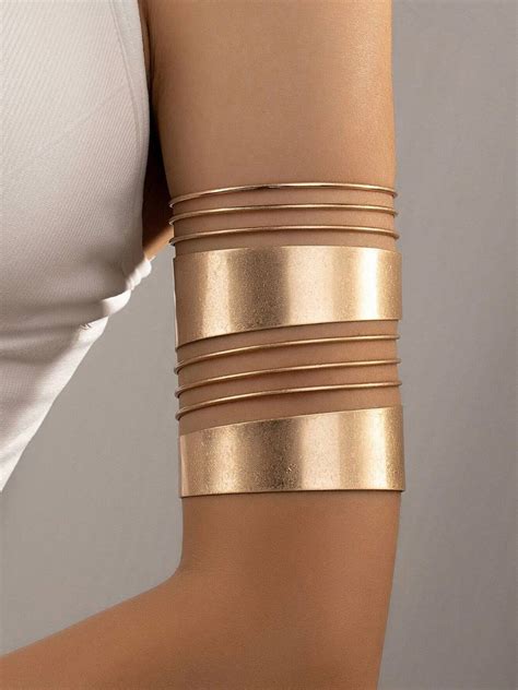 Greek Goddess Upper Arm Bracelet, Summer Beach Jewelry, Gold Upper Arm ...