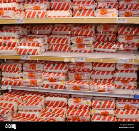 store shelves stocked with lard for cooking Mexican cuisine Stock Photo ...
