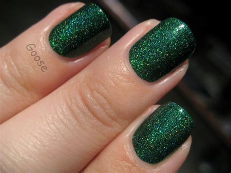 Goose's Glitter: Emerald Green Holo!! (Franken) | Green nails, Emerald ...