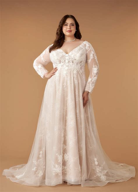 Azazie Leila Diamond White Nude A-Line V-Neck Sequins Tulle Dress | Azazie