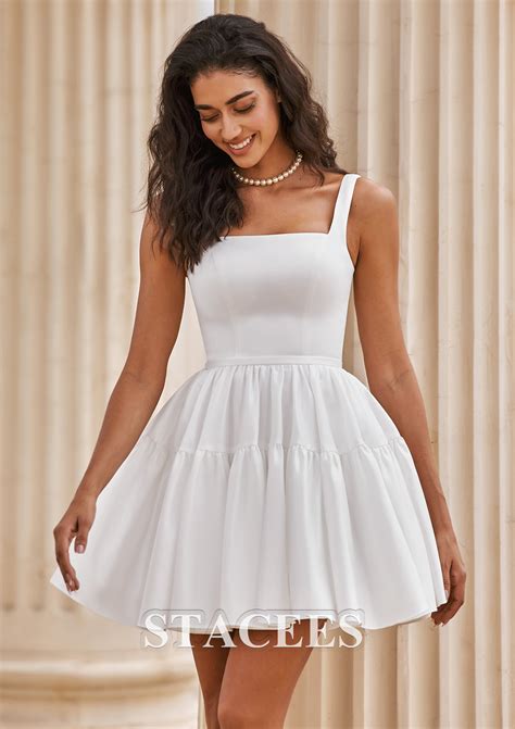 Short a line wedding dress 60 photos - Astyledwedding.com