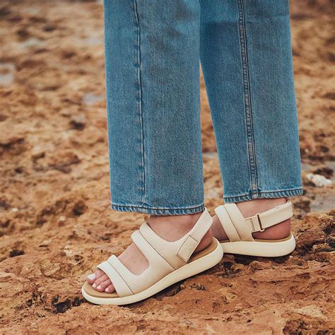 Belmar Waves Backstrap Sandal for Women in White