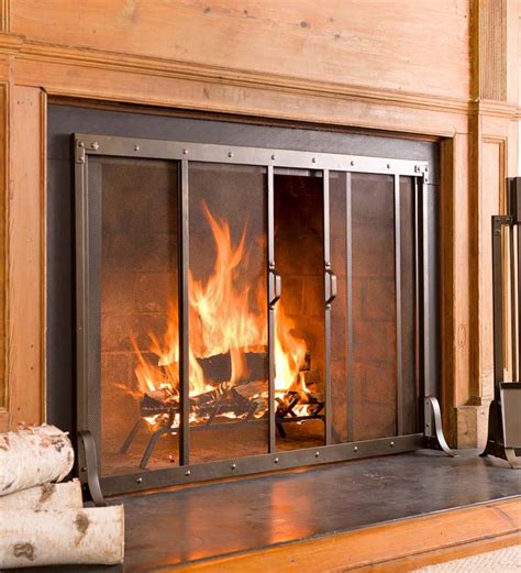 Brass Fireplace Screen with Glass Doors – Fireplace Guide by Chris