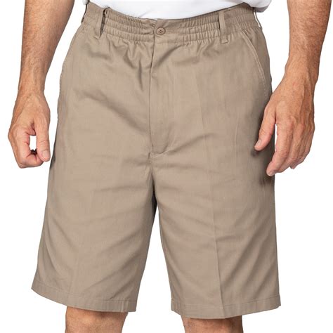 Mens Black Khaki Shorts