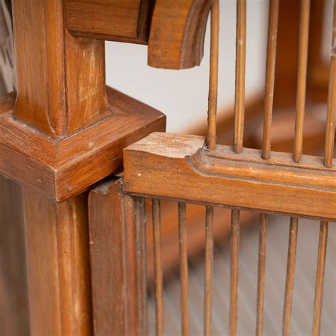 Large Vintage-Style Wooden Cage: Replica of Gaudi's "El Capricho" in ...