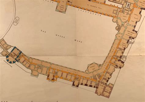 Sir W. H. St John Hope - Historic Windsor Castle Ground Floor Plan at ...