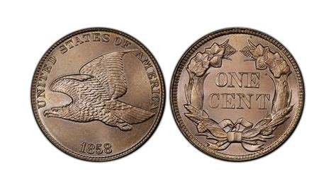 1858 Penny Value – Flying Eagle and Indian Head Varieties.
