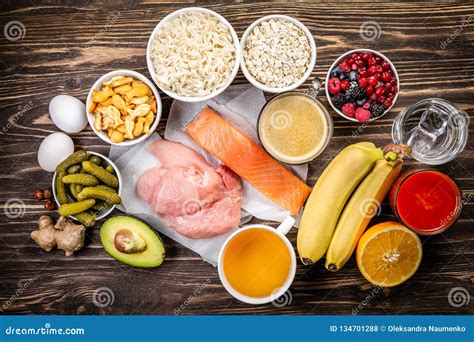 Selection of Food that Helps with Hangover Stock Photo - Image of oats, banana: 134701288