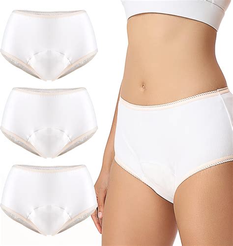 Buy Incontinence Underwear for Women 3 Pack Women’s Incontinence Briefs ...