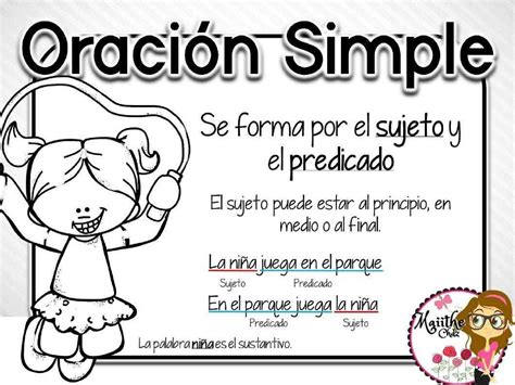 Fichas de Primaria: Las partes de la oración