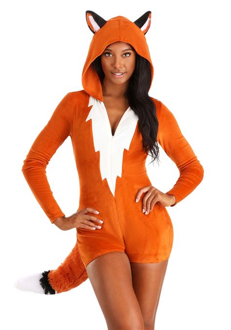 Fierce Fox Women's Costume Romper | Adult Animal Costumes