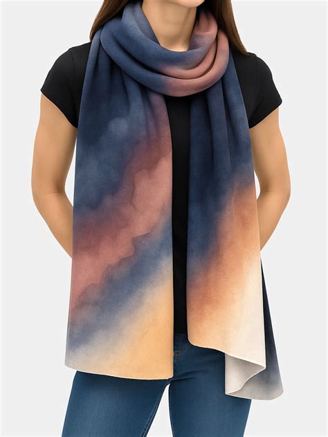 Custom Blanket Scarf. Personalised Blanket Scarf. Made in UK