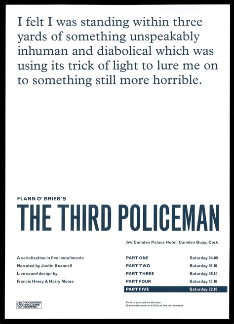 JP Hartnett — The Third Policeman
