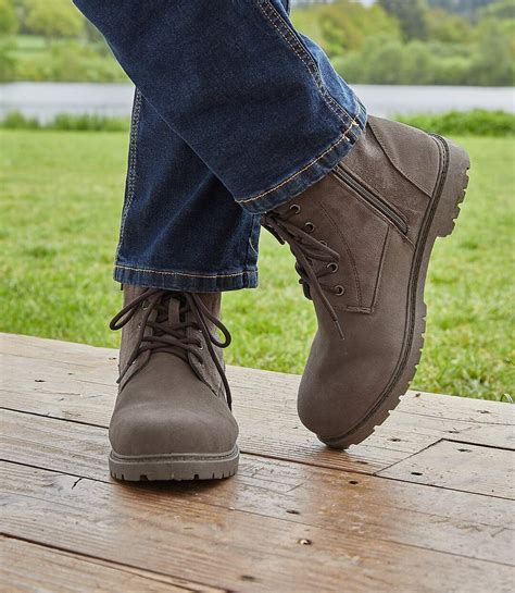 Men's Brown Zip-Up Ankle Boots | Atlas For Men