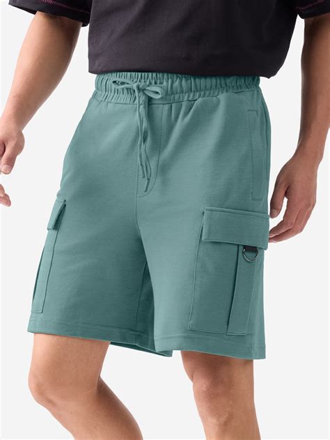 Buy Solids: Sea Lettuce Men Cargo Shorts