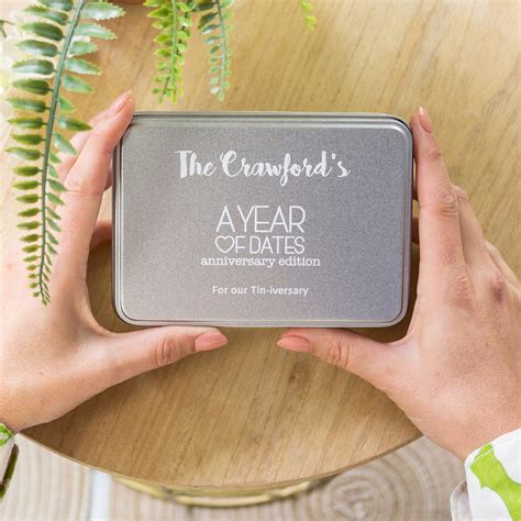10th Wedding Anniversary Gift - Tin Anniversary
