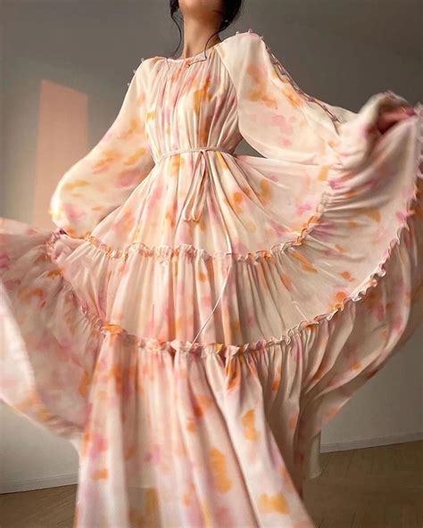 Pin by Algareh Only on fashion Z | Printed long skirt, Fairy dress, Printed midi dress - Stylish Z