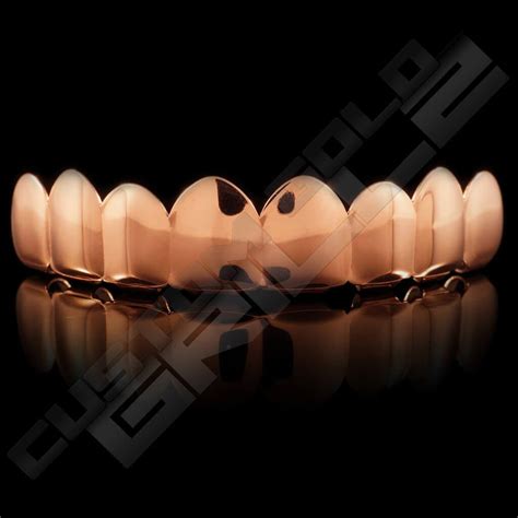 Get Rose Gold Tooth Premium Grillz Online - Custom Gold Grillz