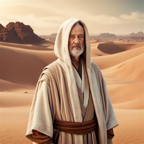 Bill Murray as old Obi Wan Kenobi - AI Generated Artwork - NightCafe ...