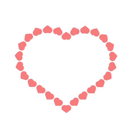 Free Heart Shape Frame Clipart Template to Edit Online