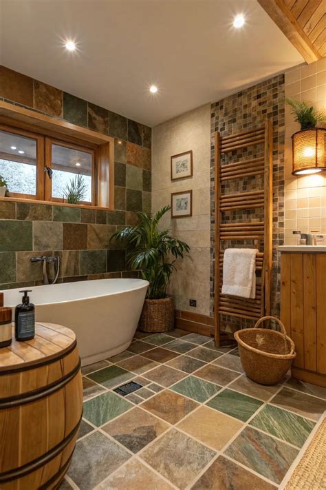 15+ Creative Large Bathroom Tile Ideas - Oh Loft