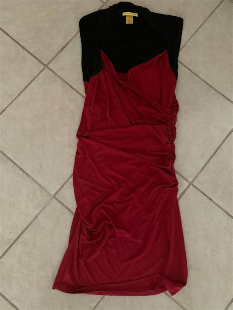 Catherine Malandrino cocktail designer dress in red b… - Gem