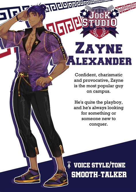 Jock Studio character and voice description : r/campbuddy