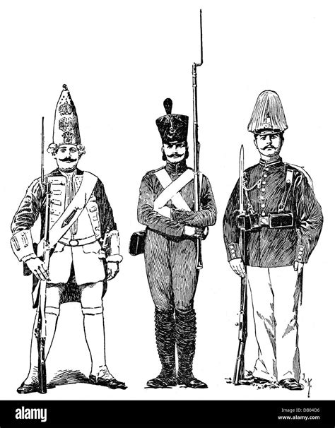 military, uniforms, Germany, Mecklenburg, uniforms of the company ...