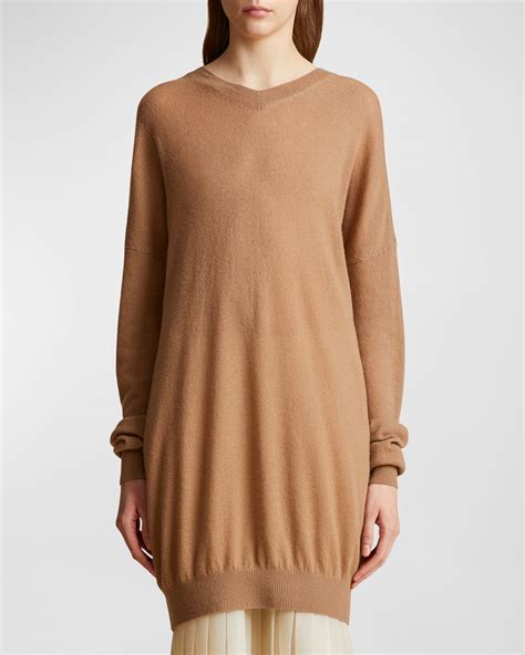 Khaite Elsia Oversized Cashmere Sweater | Neiman Marcus