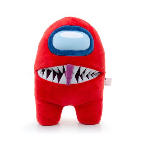 Among Us Premium Feature Plush - 10" Red Imposter Bendable Tongue - Walmart.com