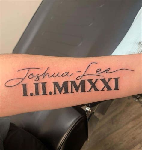 2004 Roman Numerals Tattoo - Tattoo Style Trends