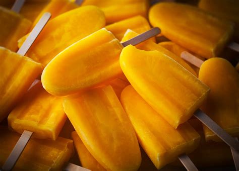 Valencia Orange Juice Fruit Lollies | M&S