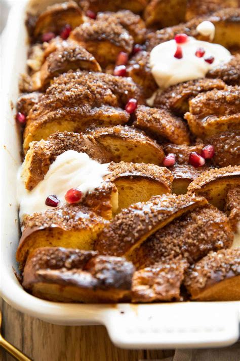 Brioche French Toast Casserole - Desserts & Drinks