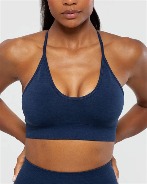 Seamless Racerback Bra - Sapphire Blue| Women's Best ME