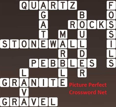 Stunning Stones - Picture Perfect Crossword