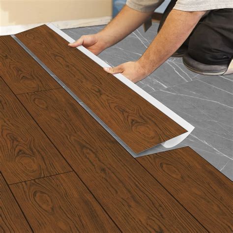 Wood-Grain-Large-Size-Peel-And-Stick-Floor-Tile-Self-adhesive-Floor ...