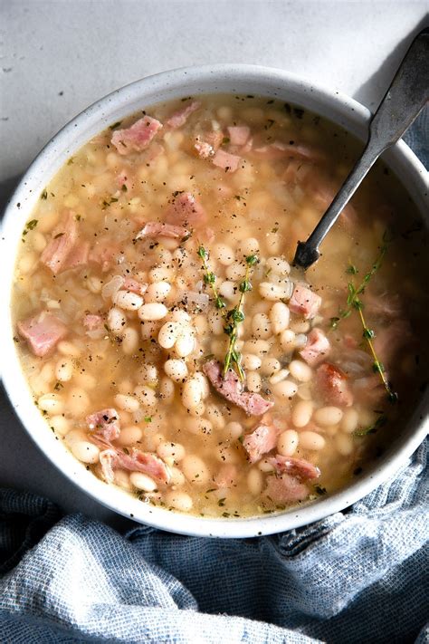 Old fashioned ham and bean soup the kitchen girl – Artofit