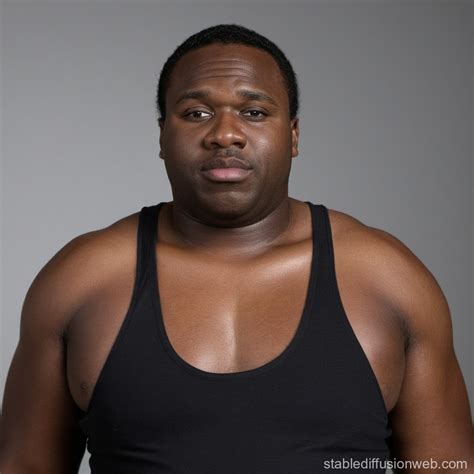 Depiction of a Fat Black Man | Stable Diffusion Online
