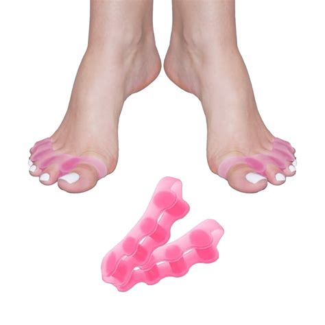 Gel Toe Separators to Correct Bunion & Hammertoe - Toe Spacers for Overlapping Toes - Correct ...